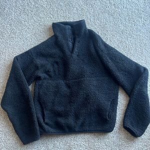 Skims fleece quarter snap